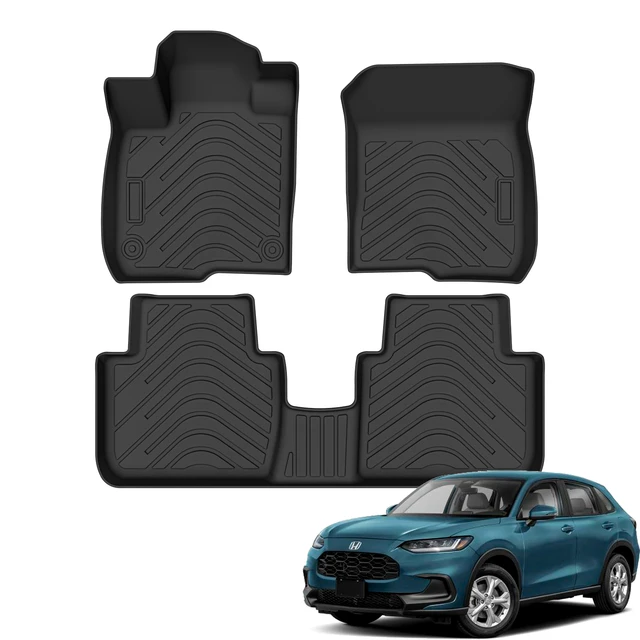 Full Sets 3D Floor Mats Trunk Mats For HONDA HRV  2023+ All Weather Anti-Slip Waterproof Custom Fit Floor Liners Factory Custom