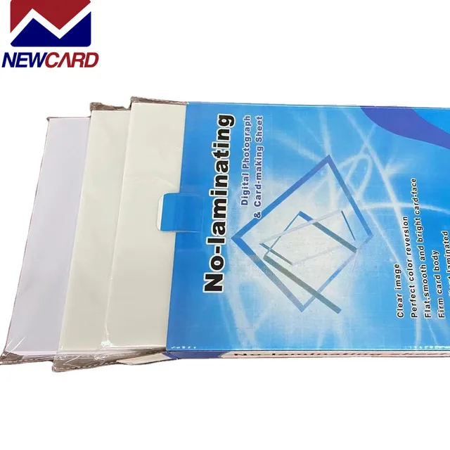 factory supply PVC PET Inkjet print sheet 3 layers dragon sheet for card making