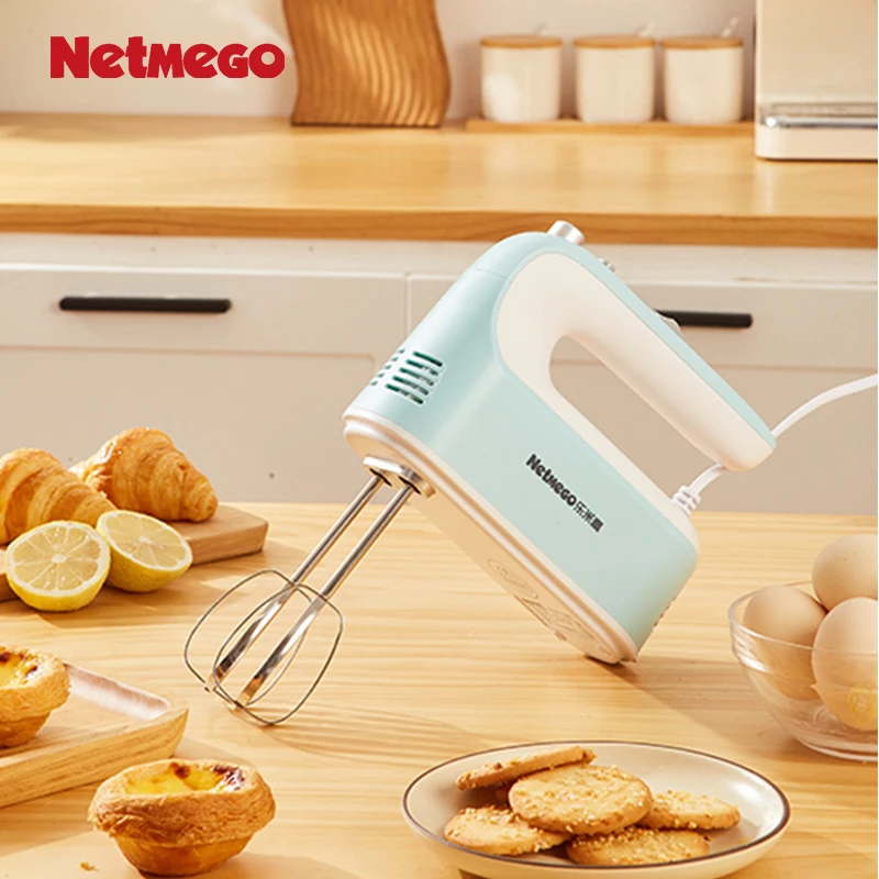 Best Price Handheld Commercial Electric Food Mixer Speed Hand Blender  with Dough Hook Accessories Manual Power Source