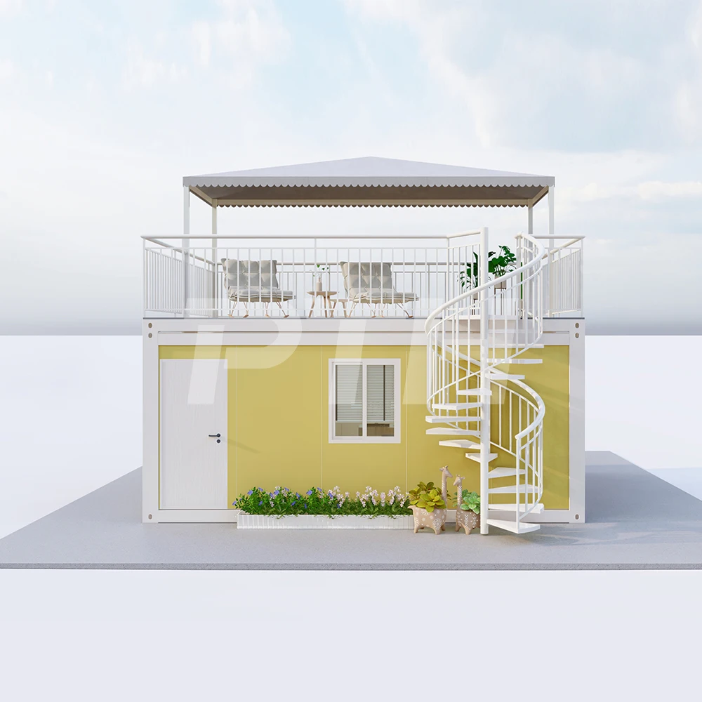 PTH Modular Prefabricated House Balcony Tiny House Detachable Container Homes Prefab Houses