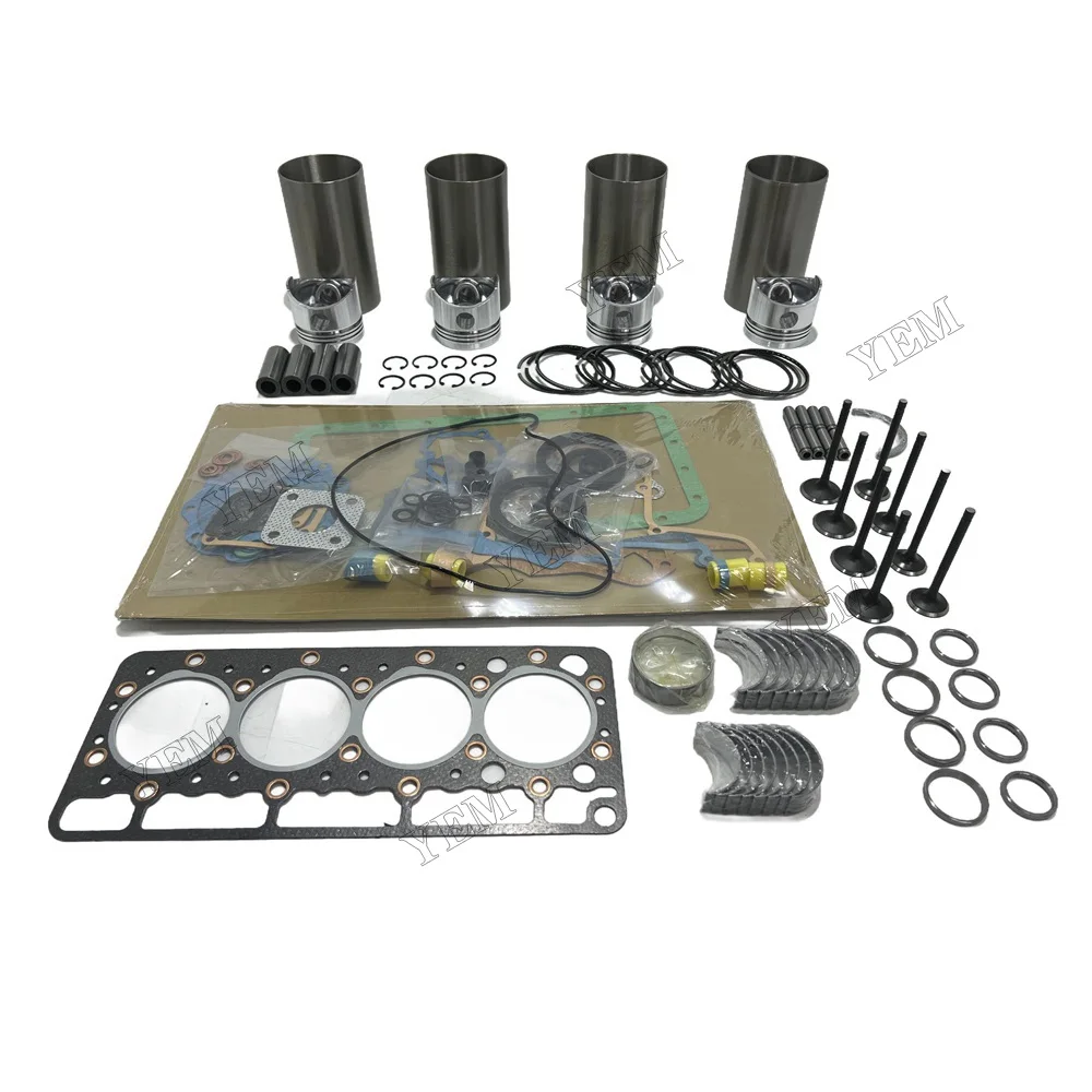V1200 Engine Overhaul Rebuild Kit Fits for Kubota V1200 Engine B2150 B9200 Tractor RX245 RX275 RX2750 Loader