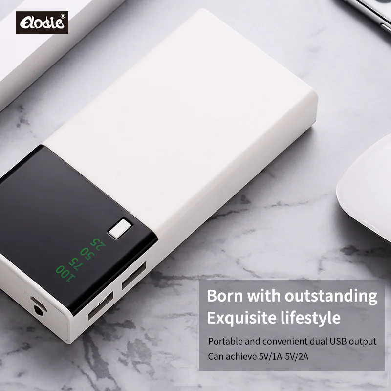 Battery Charger High Capacity Digital Display Fast Charging Power Bank  Multi Mobile Power Station Mobile Phone Giveaway Gifts