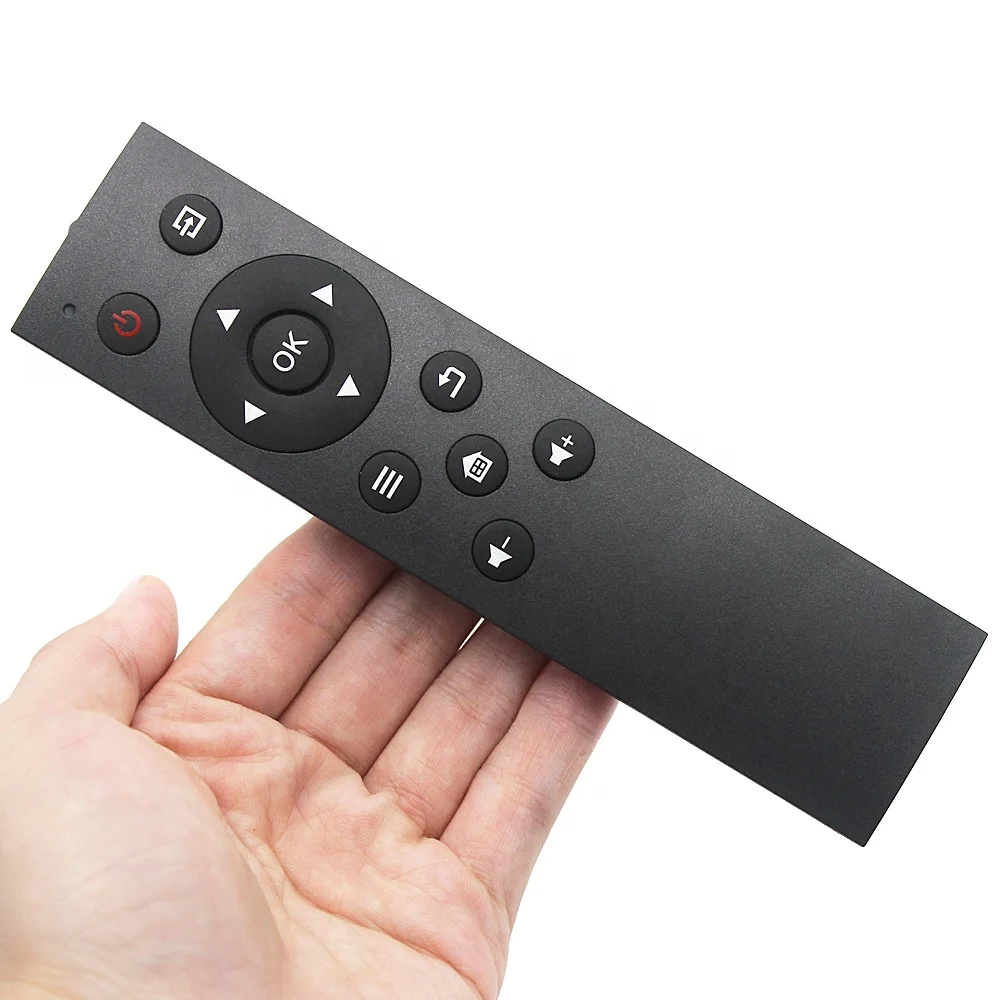 Customized Black IR/RF Remote Control for  DVB-T HD Playback STB Adapter TV Converter A/V Switcher Remote Control