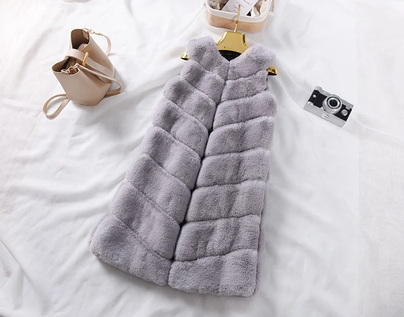 Заводская цена, оптовая продажа, зимний модный жилет из лисьего меха, женский роскошный модный осенний меховой жилет на заказ