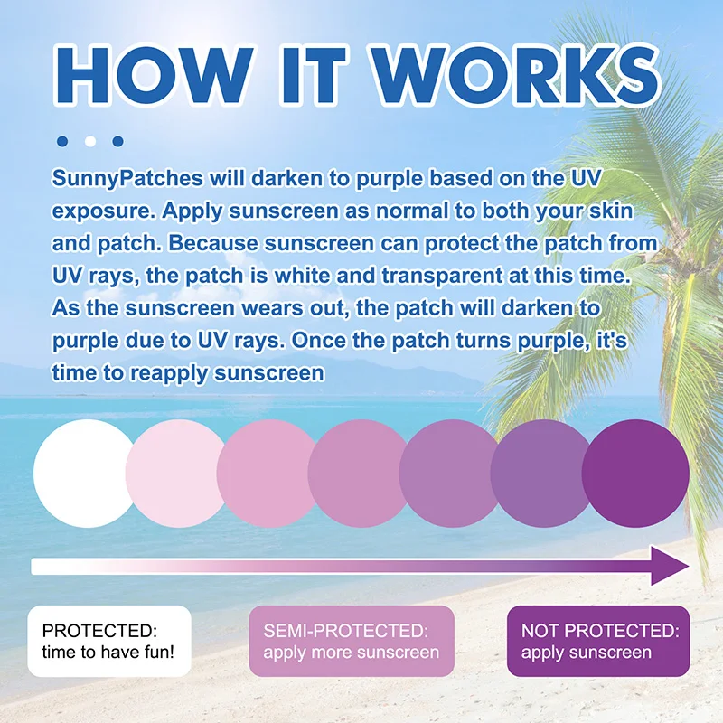 summer product sun uv protection patch outdoor sunshine sun protective patch skin for children adult protective patch