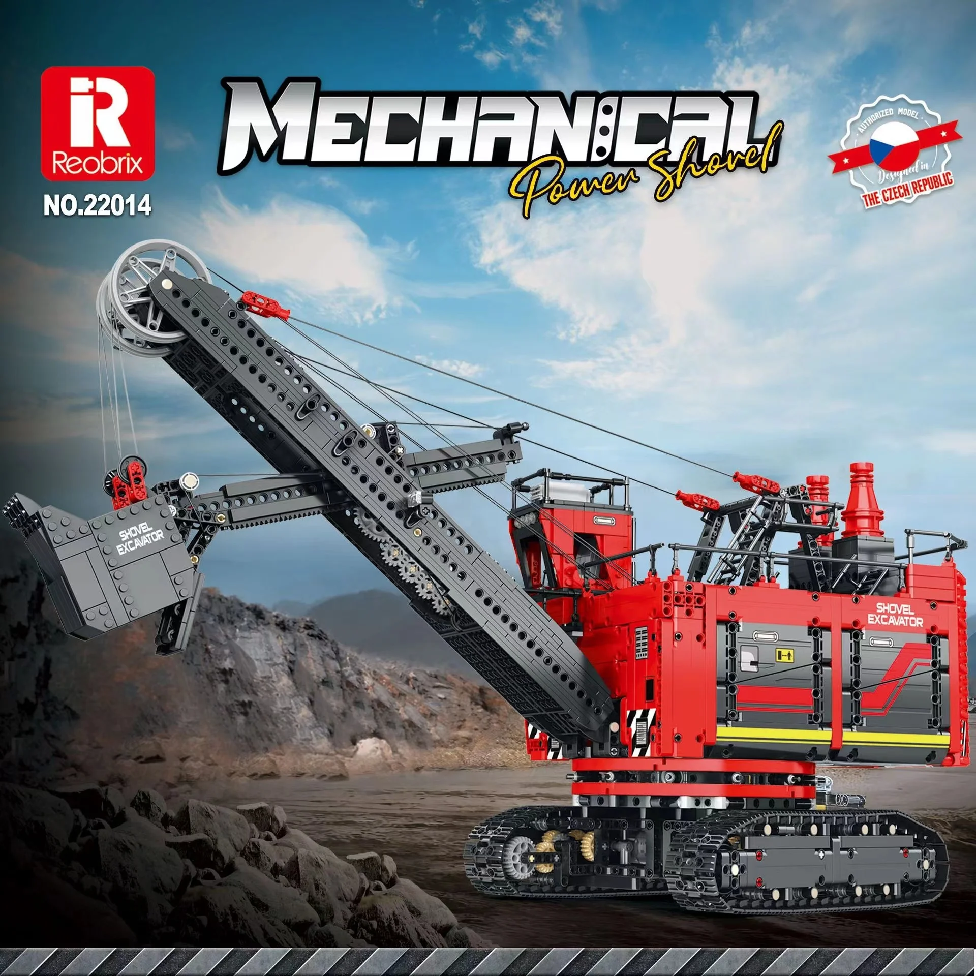 Reobrix Set Escavatore A Benna RC Telecomandato: 3970 Pezzi, Kit Costruzione Con App E Telecomando, Per Adulti E Ragazzi, Modello Tecnico Ingegneria - 2