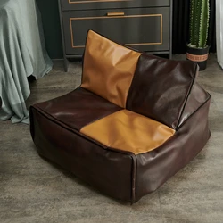 Soft Memory Cotton Bean Bag Sitting Lying Large Bean Bag Chairs For Adult leather bean bag NO 2
