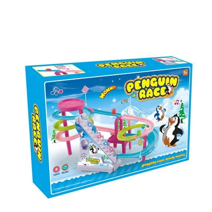 
Детские игрушки, Самосборная игрушка в виде пингвина, двойная дорожка для мальчиков и девочек, подарки 