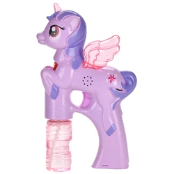 Пузырьковый пистолет с животными Волшебная машинка со светом и звуком электрическая для принцессы игрушки мальчиков девочек детей