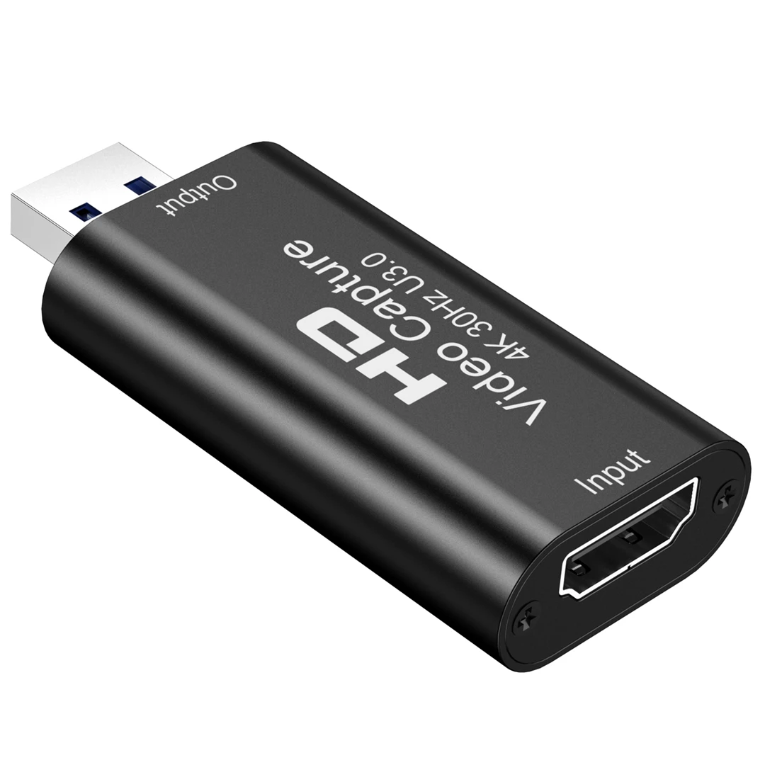 4K HDMI Video Capture Card - Stream VHS & Record Games