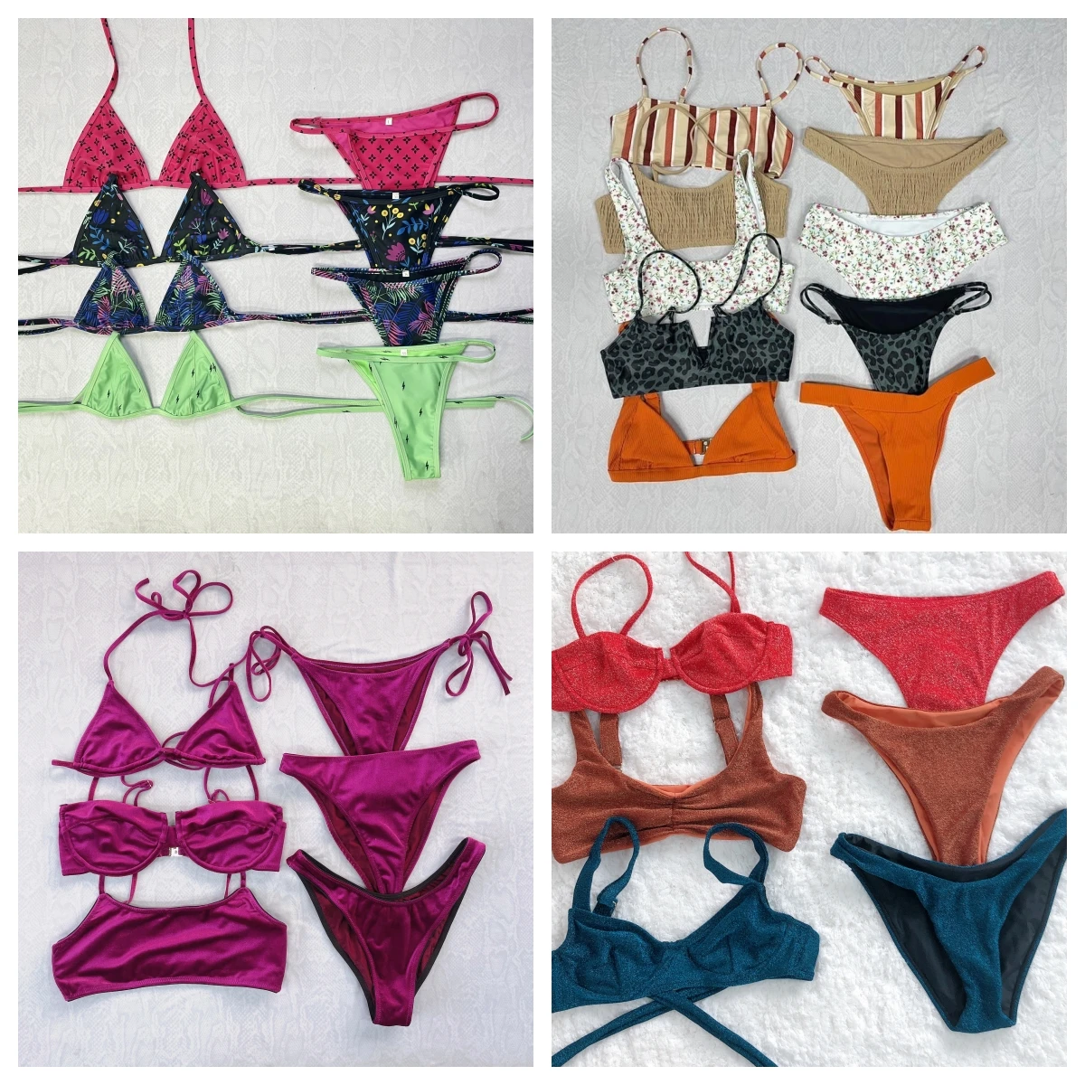 2023 Summer Designer Sexy Thong Swimsuit Tiny Bikini Women Bathing Suit Set Swimwear Women