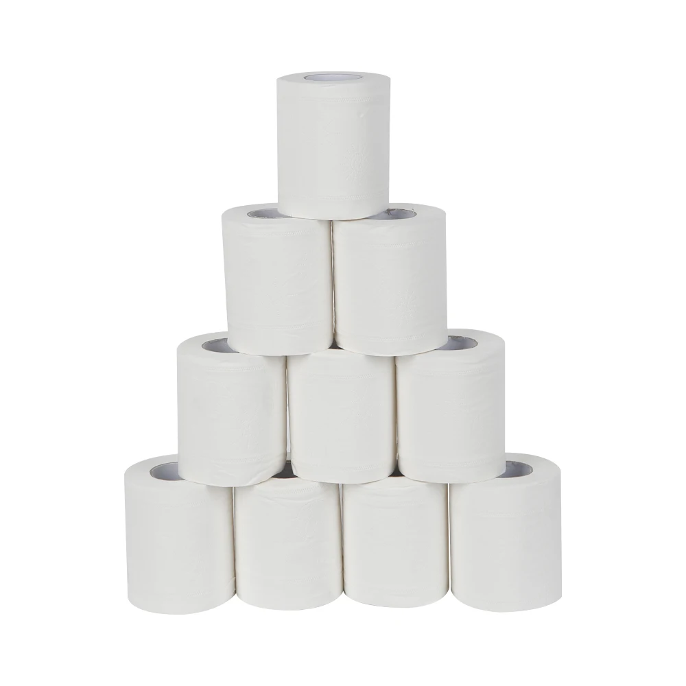 Free Samples Customized Paper Bamboo Paper Pulp Wholesale Paper Towels Roll Bath Toilet Tissue