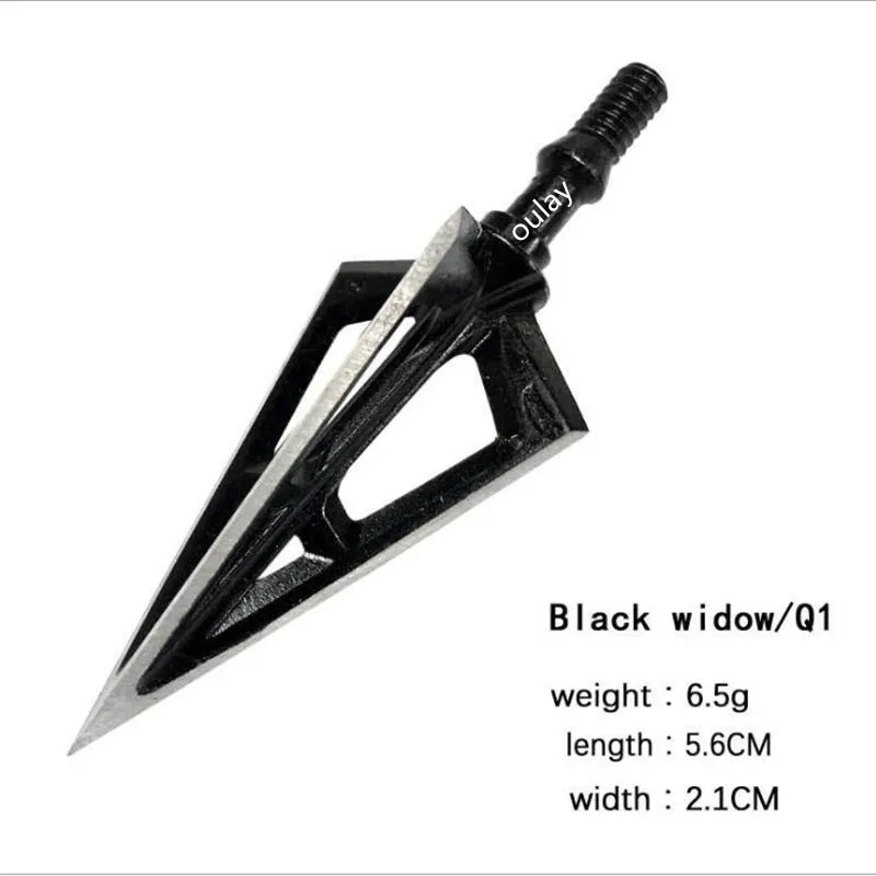 Q1 Upgraded Laser Welded 3-Blades Fixed Blade Broadheads