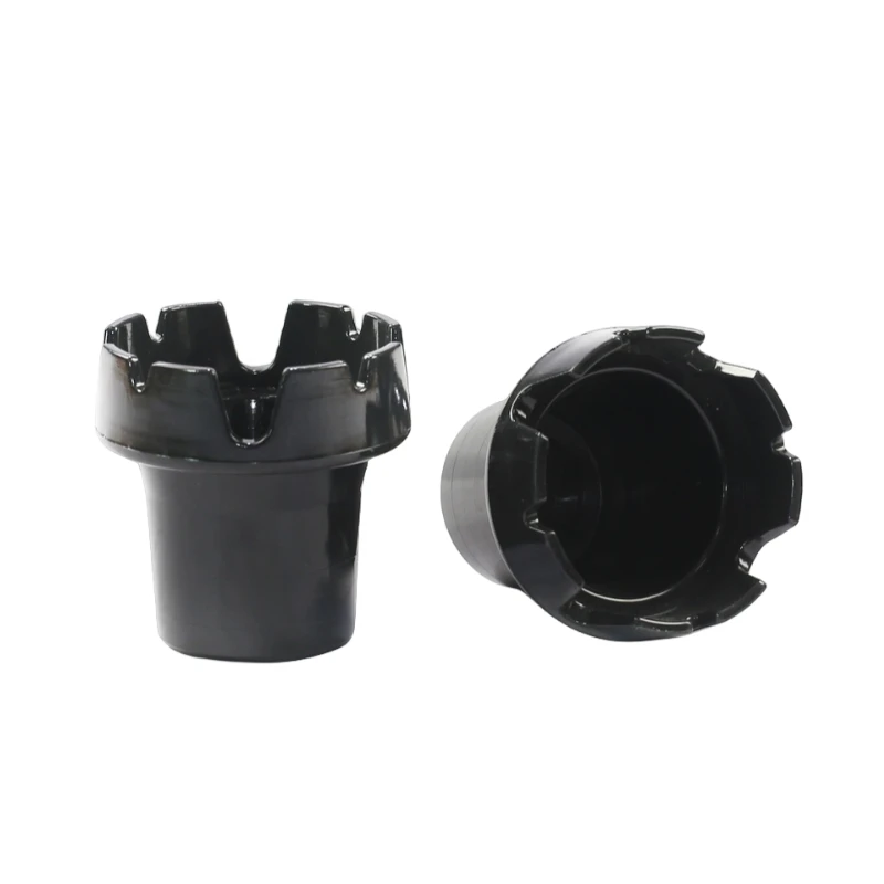 Accesorios Interiores para Carros de Golf Cenicero de Plástico Negro Fácil de Limpiar Cenicero Universal para Carros de Golf