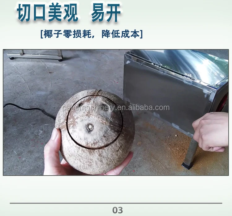 Factory Price Coconut Top Opener Cutter/ Coconut Head Opening Machine/Coconut Engraving Maker - Image 5