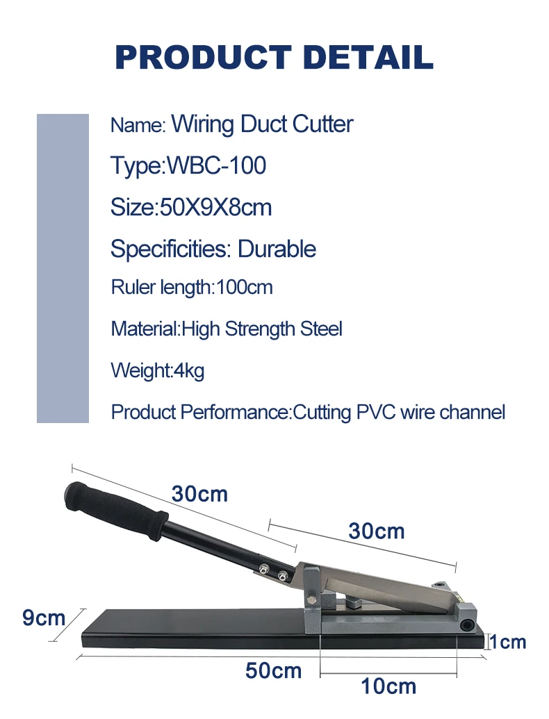 Pvc Trunking Cutter Heavy Manual Plastic Wiring Duct 90 Angle ...