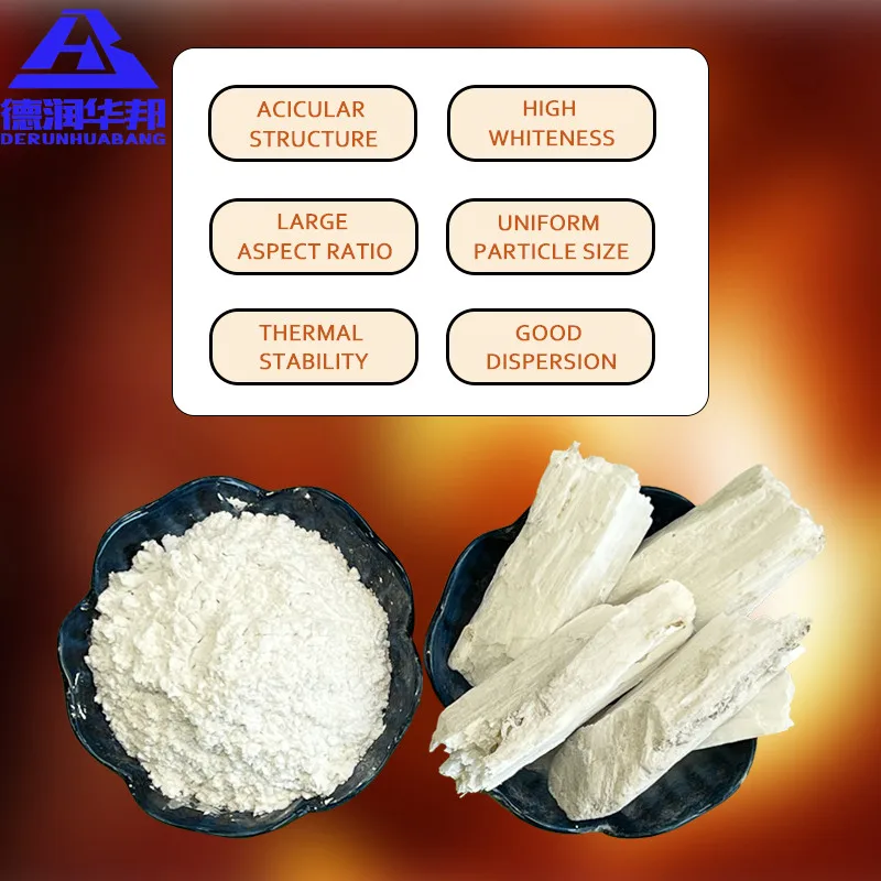 CAS 1344-95-2 Wollastonite Powder 200mesh Factory Direct Price Mineral Wollastonite