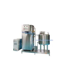 Stainless Steel 4-Layer Pasteurizer with Compressor for Milk and Juice