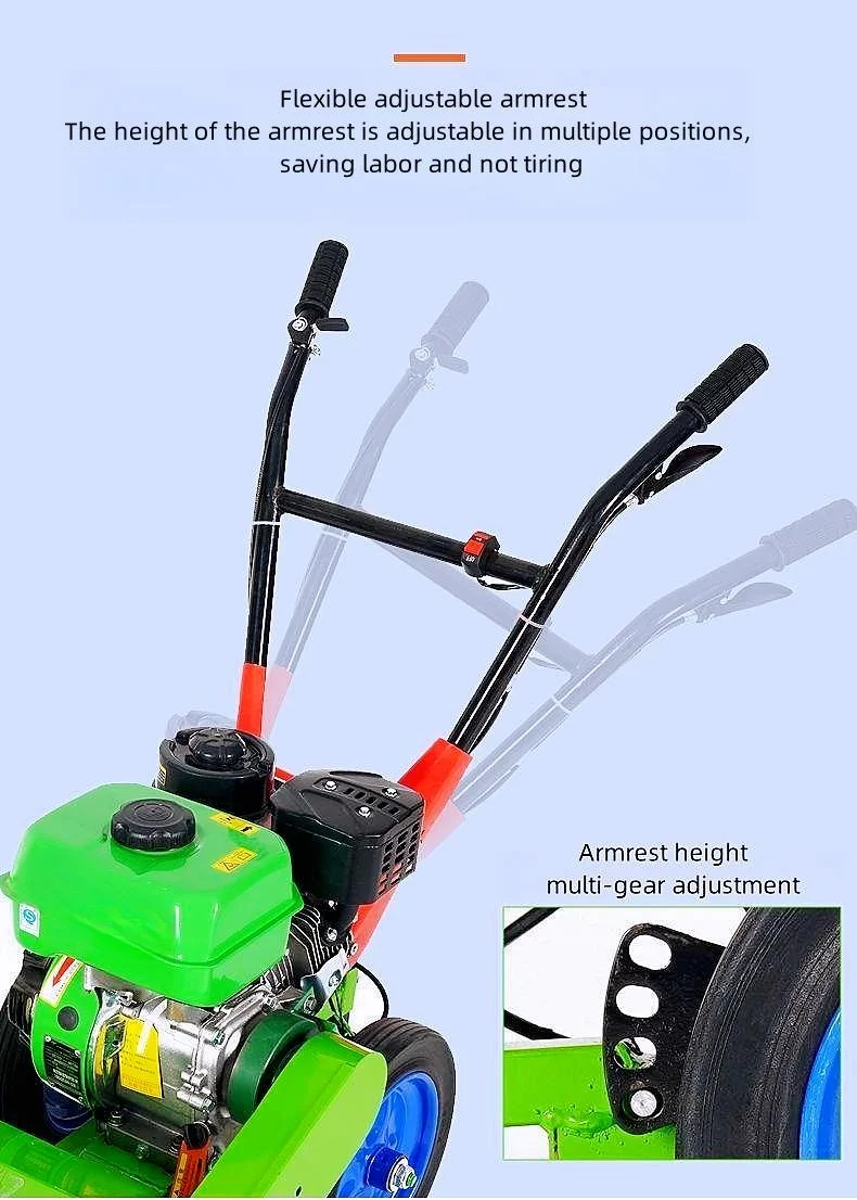 Highhorsepower Gasoline Rotary Tiller Orchard Small Weeder Self