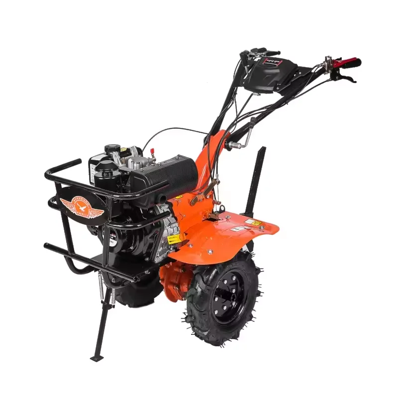 Professional Gasoline Tiller Power Cultivator Motor Cultivator Agricultural Farming Mini Tiller 7HP 170F  Straight Blade