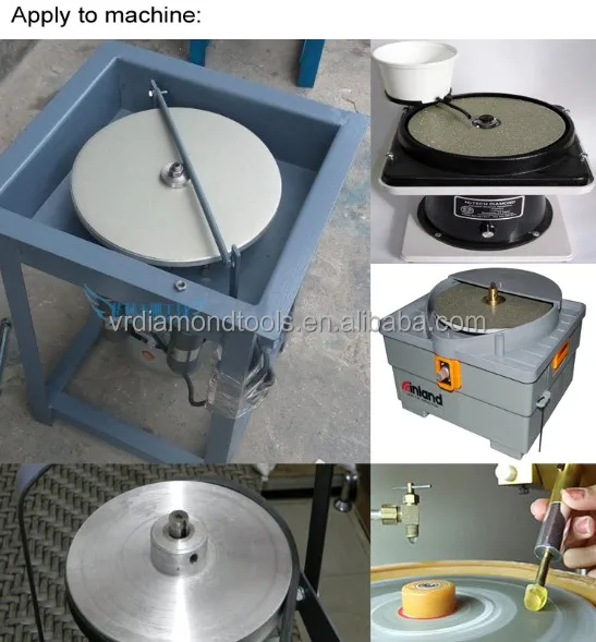 Sintered Lap Diamond Grinding Disc Aluminum Bond Flat Lapping Disc For ...