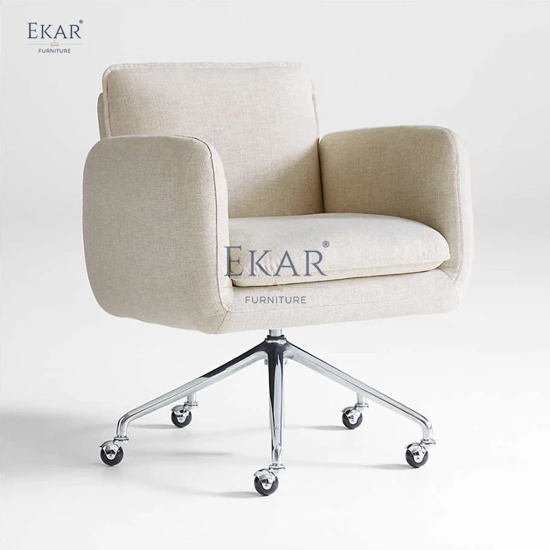 Modern Executive Office Chair Rotating Swivel Chair Reclining Feature Mesh Syntetiskt läder Metall stålram Valfria hjul