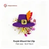 Clip de chapeau de magicien violet