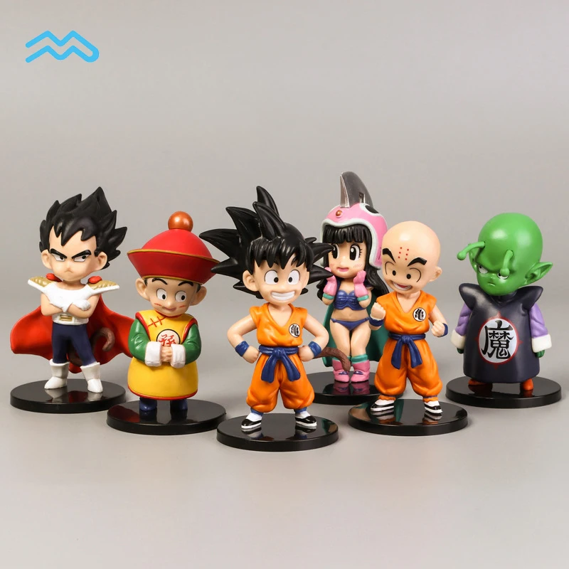 6 スタイルかわいいドラゴンボール Z アニメカスタムミニ小さな子供コレクション悟空悟飯 Pvc アクションフィギュアのおもちゃセット Buy ドラゴンボール Z アクションフィギュアのおもちゃ Product On Alibaba Com