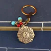 Carta Taiji Bagua in ottone colorato - Ghiaccio incrinato