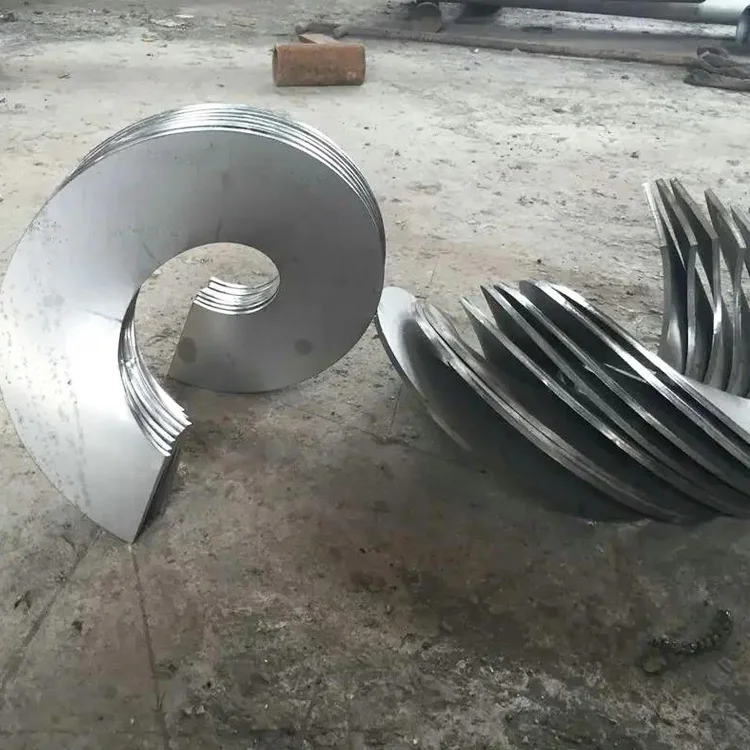 Sectional Helical Spiral Auger Blade Screw Flight Hydraulic detail photo BOBO Machine sectional helical spiral auger blade screw flight hydraulic shown in a detail photo for this news article