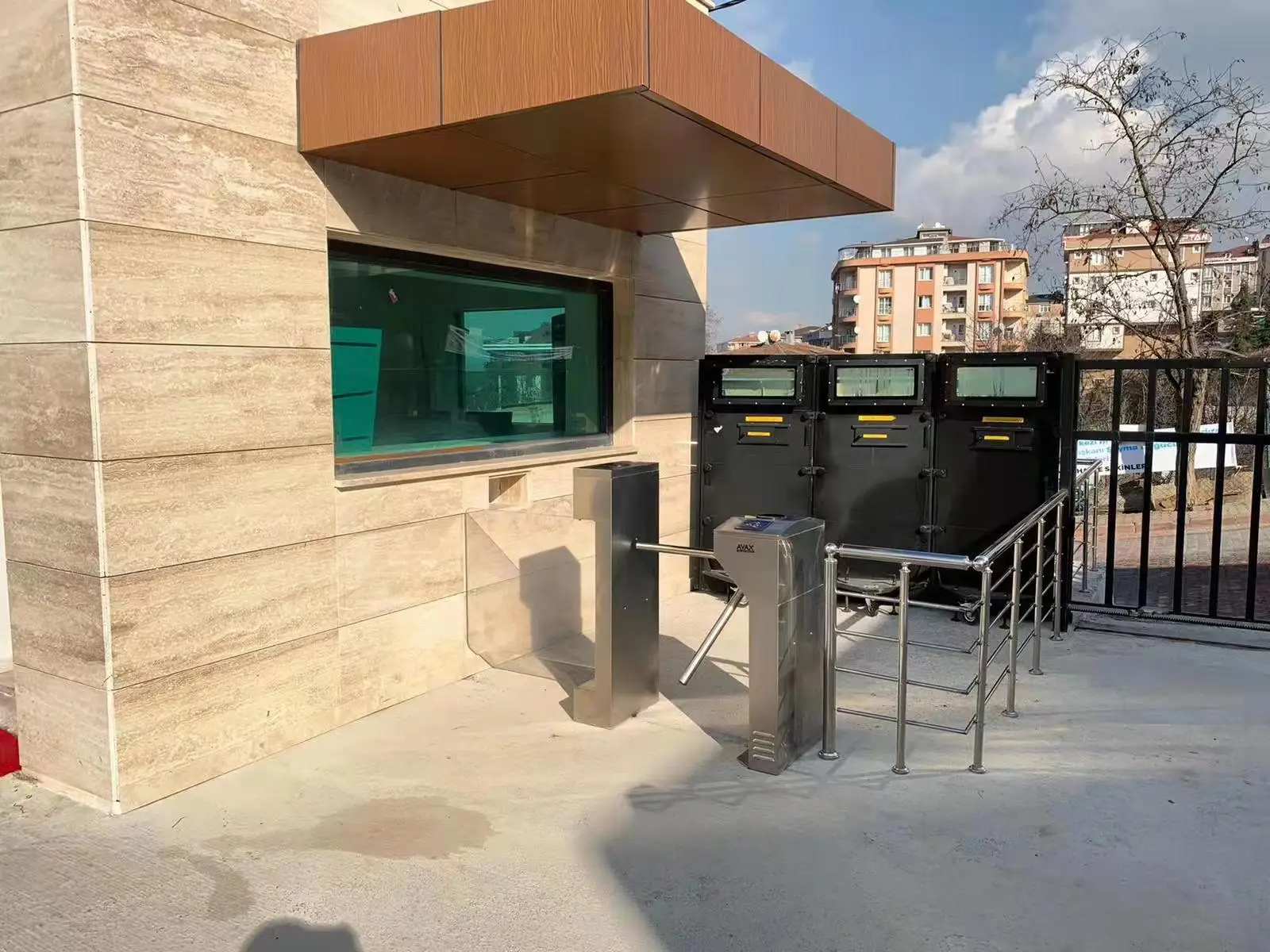 Automatic Fingerprint Access Control Security Tripod Turnstile Gate Face Recognition Turnstile for Gyms Scenic Area