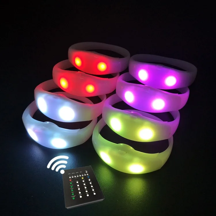 Software Control LED Wrist Band Lighting Bracelet Concert Cheering Products Party Supplies Birthday