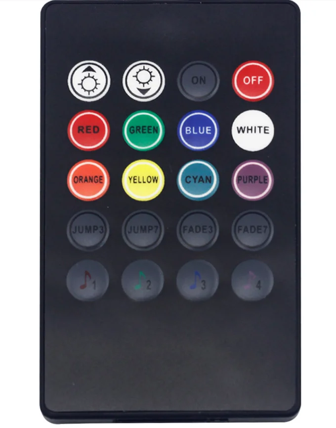20 Keys Music Voice Sensor Controller Sound Ir Remote Control Rgb 3528