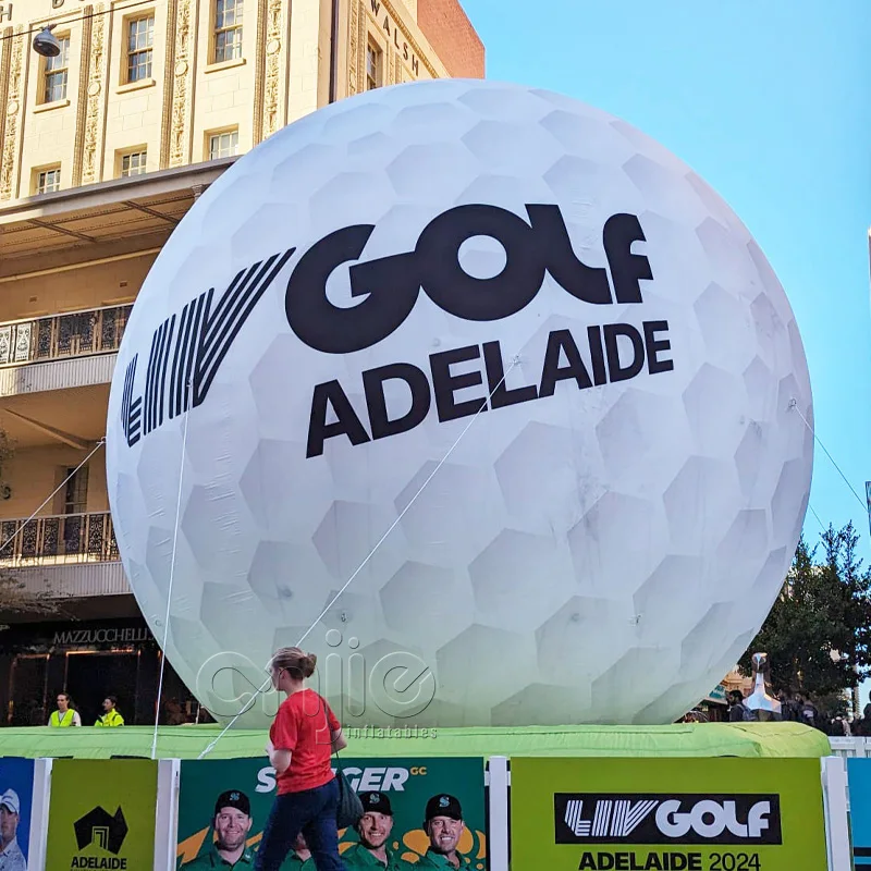 Giant Advertising Balloon PVC Large Floating Golf Ball Inflatable Golf Ball for Outdoor Advertising