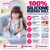 Brunette Girl Gray White Tulle Dress