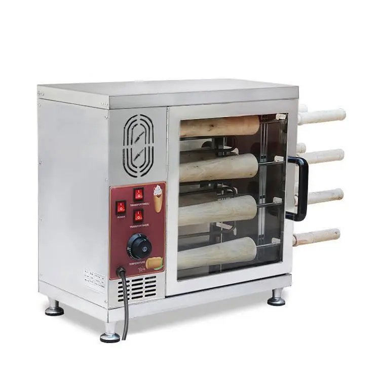 Chimney Cake Bakery Kurtos Kalacs Trdelnik Cafe Shop Baking Machine for Sale in Usa Uk Napoli Ungherese Par Prague Czech London