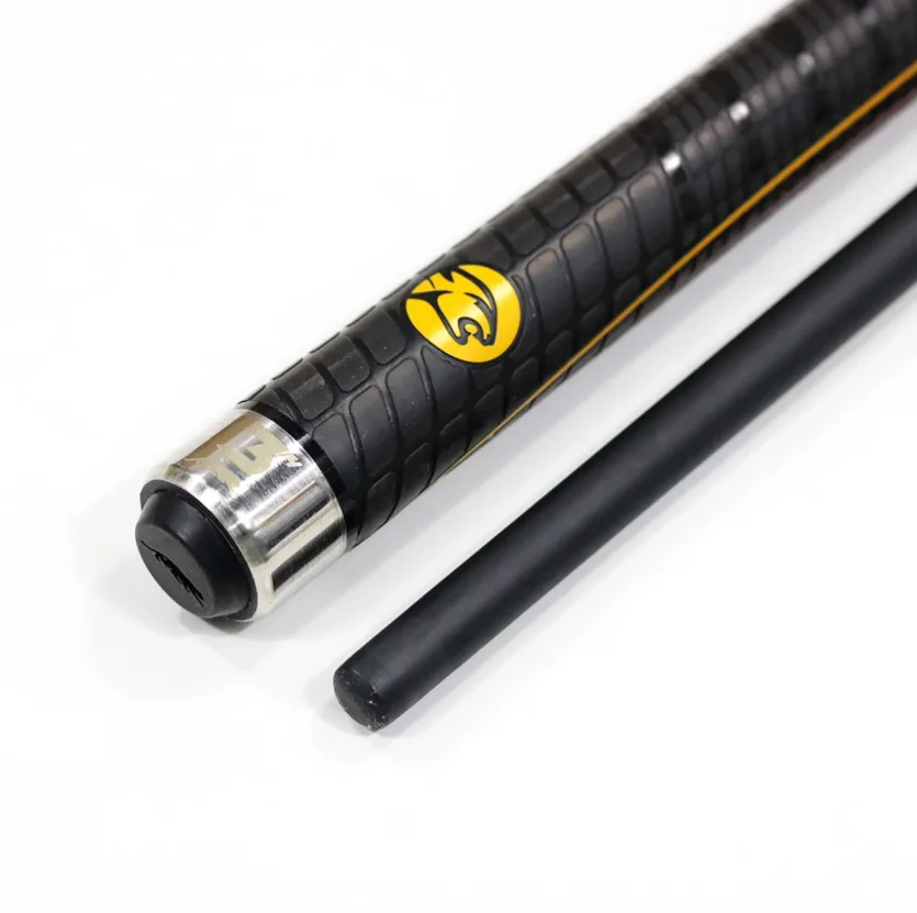 カーボンファイバー製3-PCビリヤードジャンプブレークキュー stick 148cm