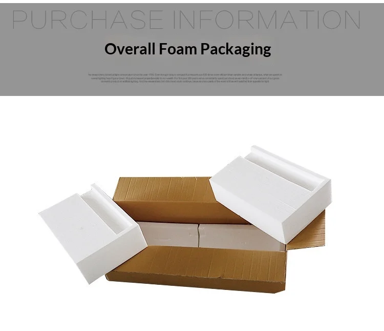 Packaging & shipping specifications