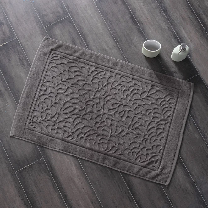 Custom Bathroom Floor Towel Bath Mat Cotton