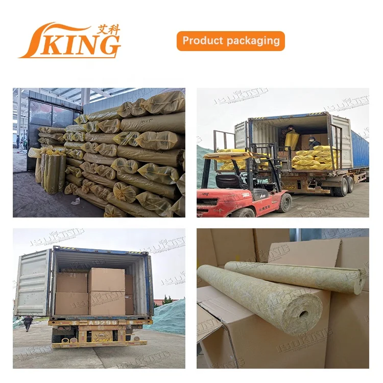 ISOKING Basalt Rock Wool Tube Insulation Fireproof Rock Wool Pipe