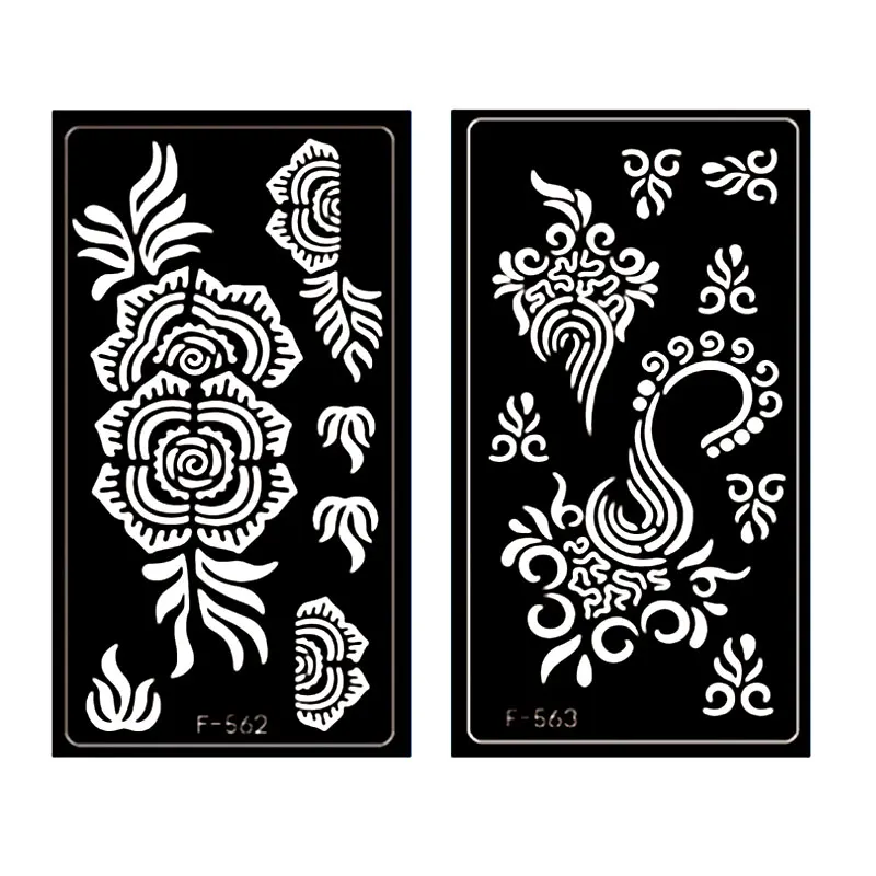 beauty sticker henna tattoo stencils wholesale