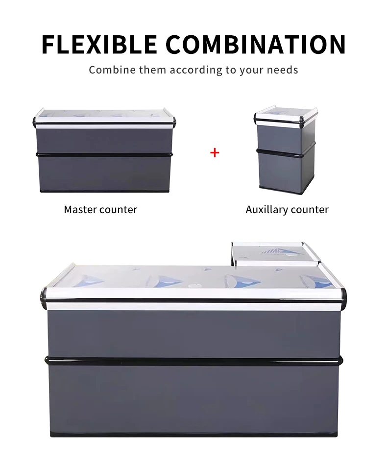 Wooden Cashier Tables for Convenience Stores - Durable & Stylish