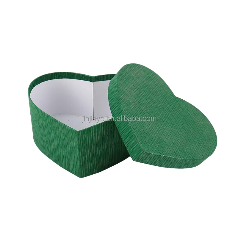 תיבת נייר מותאמת ליום האהבה, תיבה ידנית יוקרתית ומחזורית עם מכסה בצורת לב אהבה, תיבה מונעת בקרטון מט