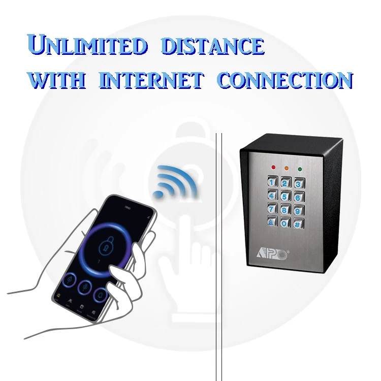Apo Dk2881b (p2) Weatherproof Metal Button Keypad Access Control