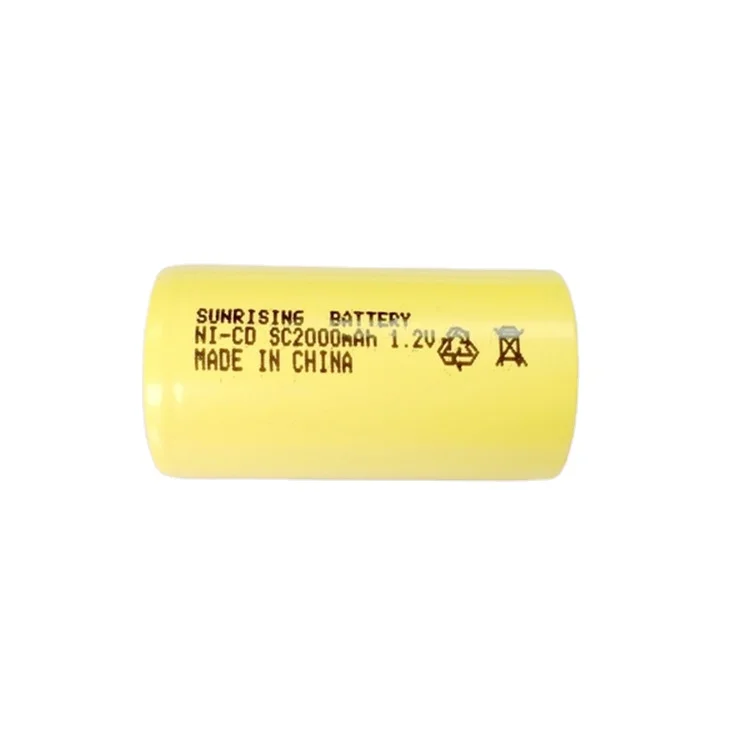 Nicd Sc 1500mah 1.2v Rechargeable Battery for flashlight