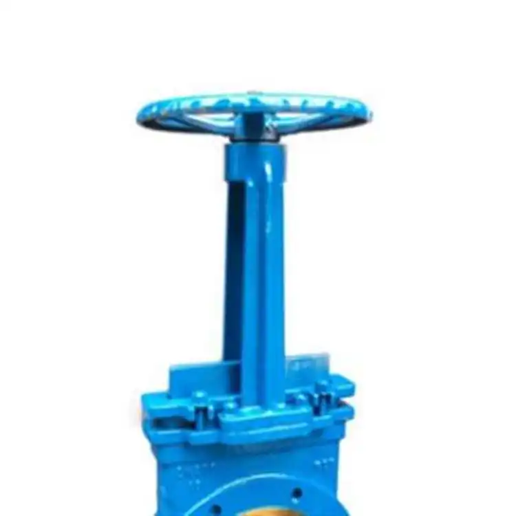 Wear-Resistant Manual Gate Valve Customized High Quality Cast Steel Knife Flange Gate Valve