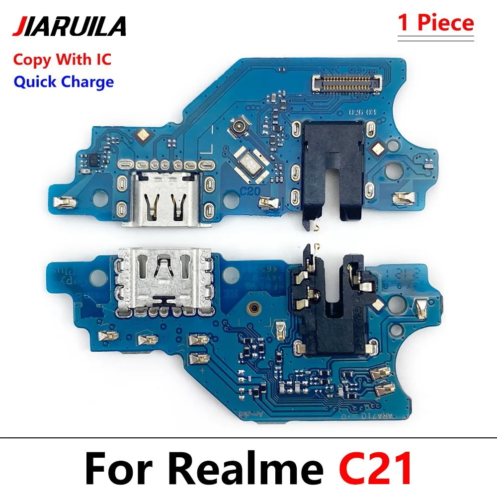 Connecteur De Charge Micro USB Pour Realme C11, C12, C15 – Port DC Doré