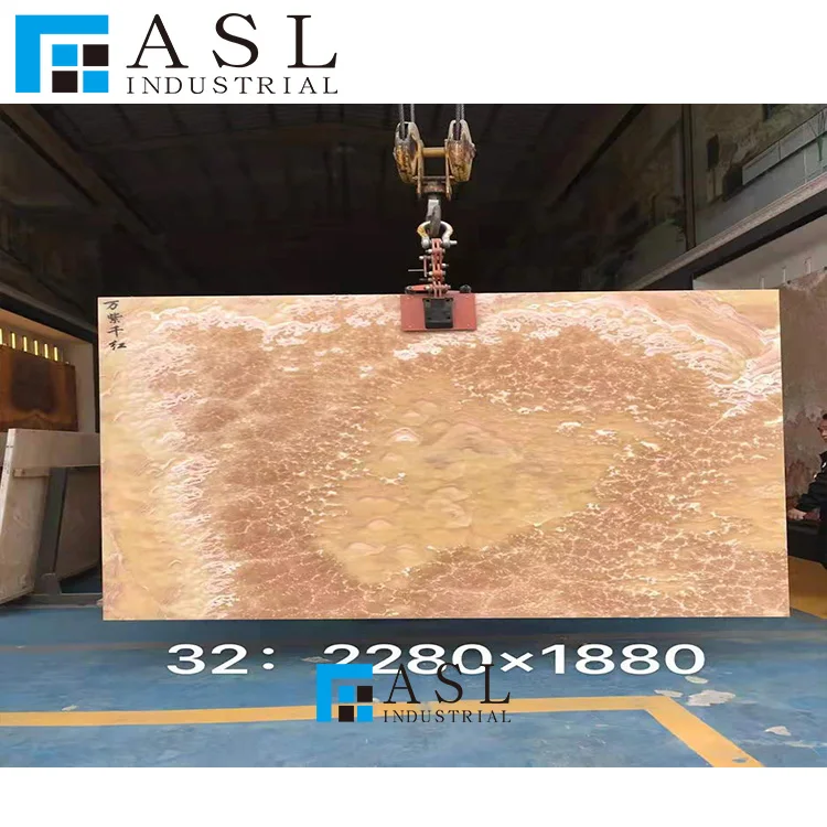 Red dragon jade book end wall onyx marble slab transparent onice wall cladding designs custom thickness book match onyx