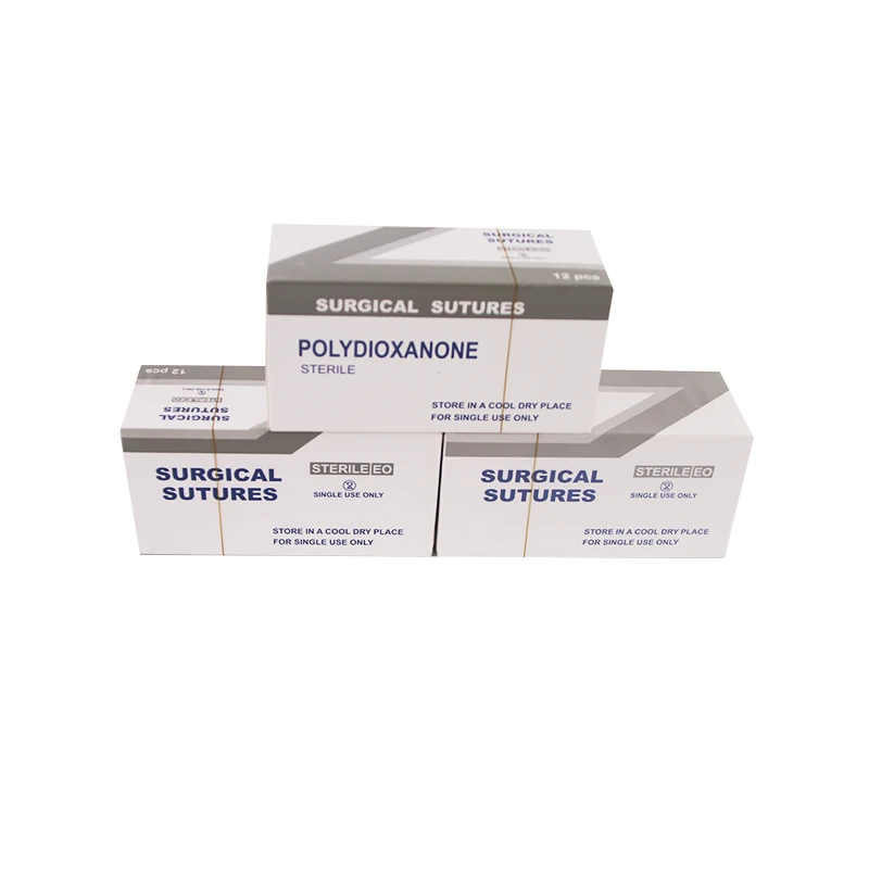 Surgical Suture POLYDIOXANONE sterile all size non absorbent sheep intestine Medical  silk suture