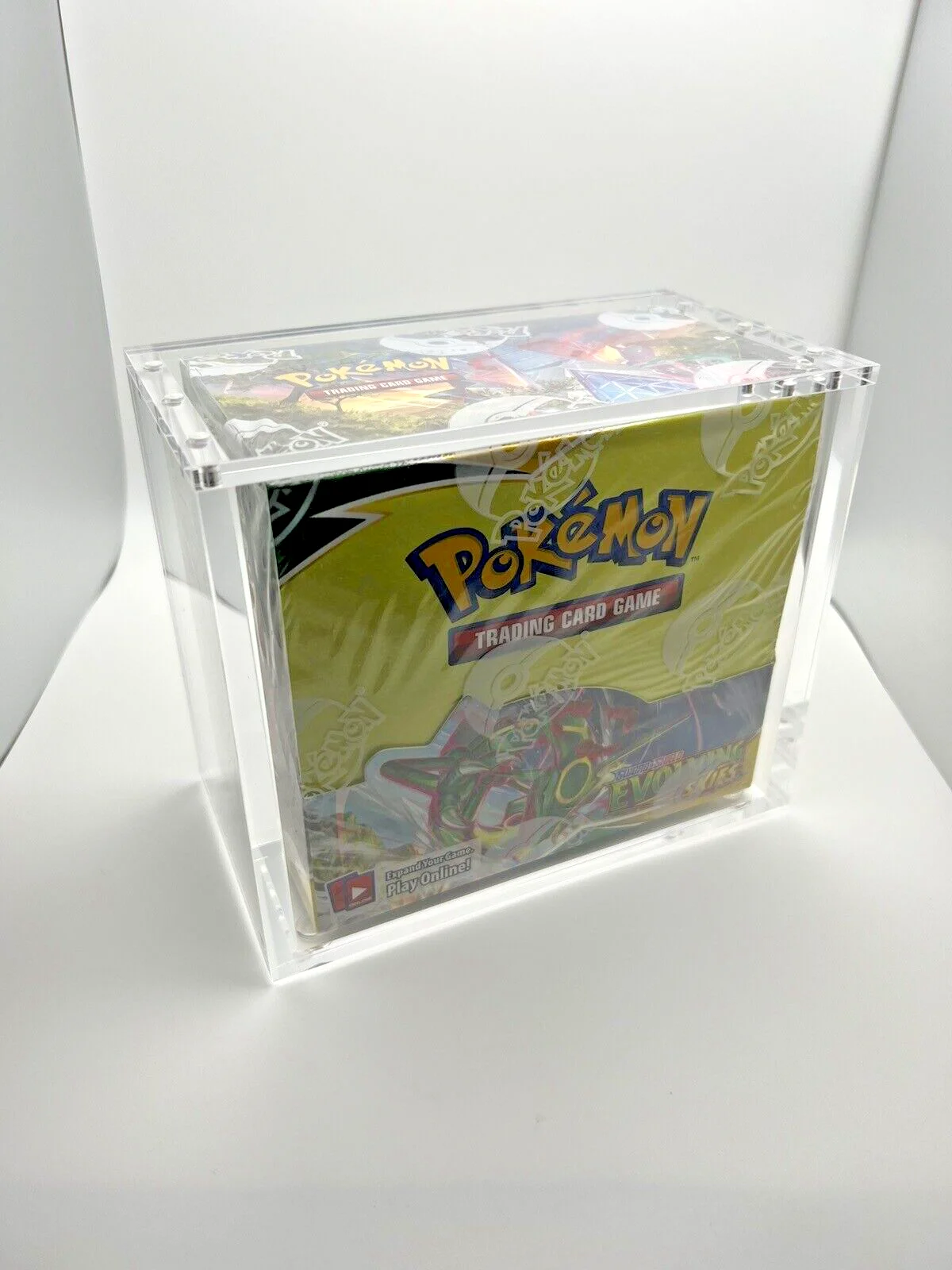pokemon booster box plastic case Premium Acrylic Case for Pokemon 151 Booster Bundle Box with Magnetic Top